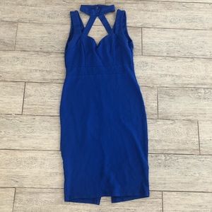 Windsor Bodycon Dress with Chocker Neckline